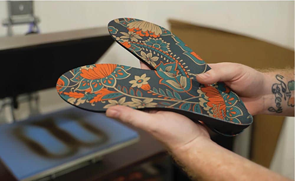 Manufactured FitMyFoot insoles