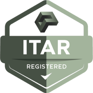 A3D ITAR registration badge