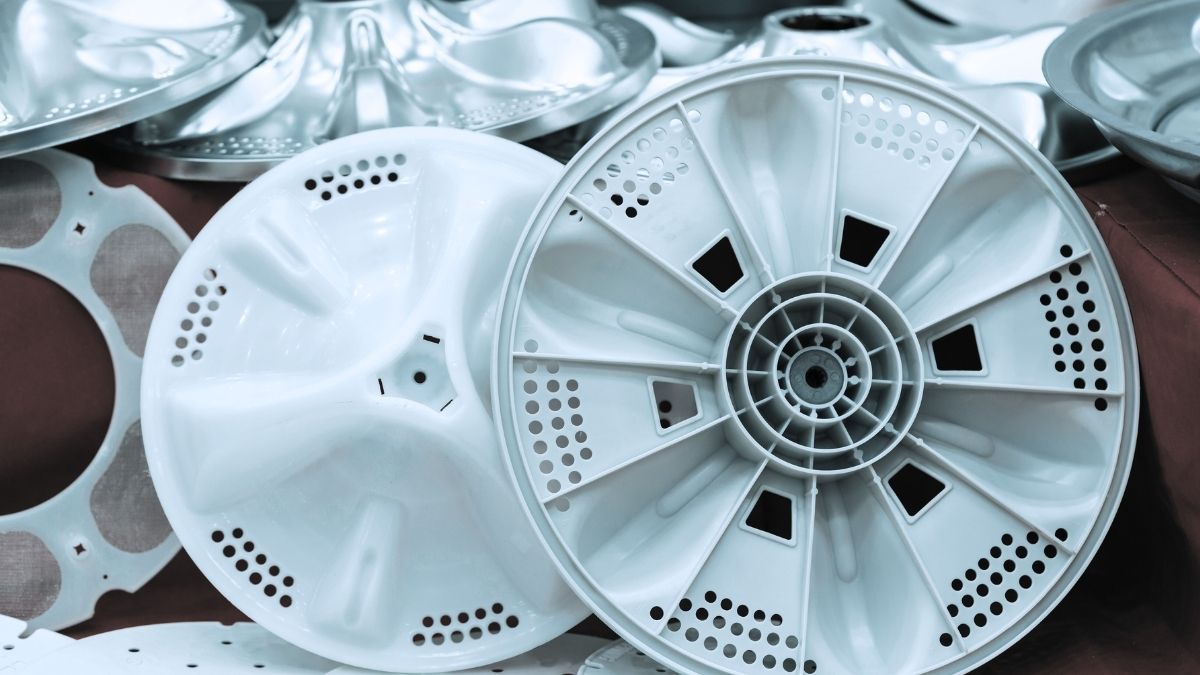 Cast urethane parts showing complex geometry for validation before scale — A3D Manufacturing